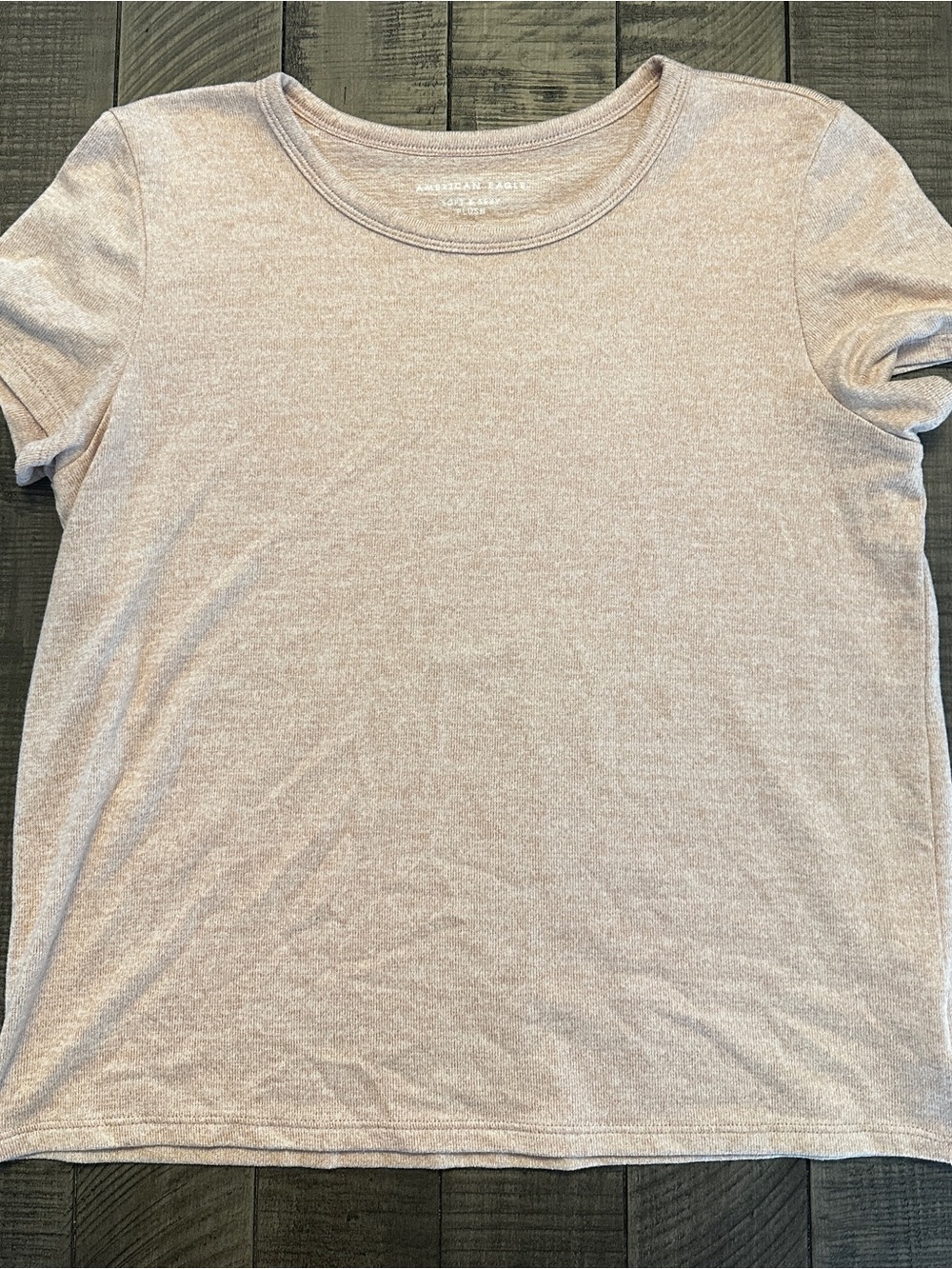 American Eagle Outfitters Short Sleeve Tee in Dusty Mauve